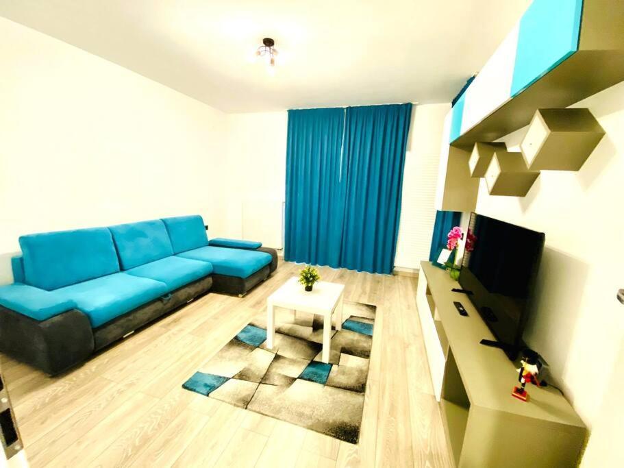 شقة Blue Plaza Studio بوخارست المظهر الخارجي الصورة